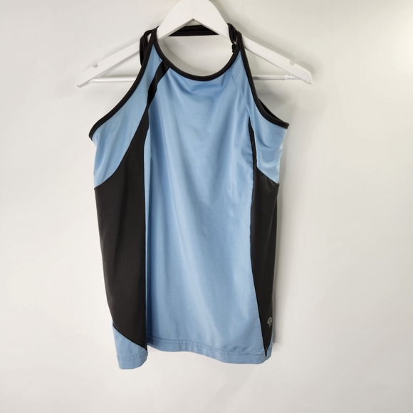 Mountain Hardware Blue Strappy Criss Cross Tank Top Workout - Picture 1 of 6